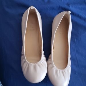 J crew beige flats